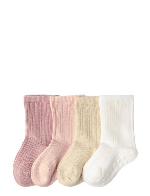 Lindex | Sock 4P Rib Solid | 16/18