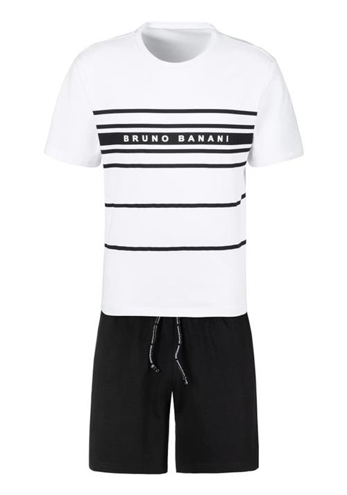 Bruno Banani Pyjamas kort  sort / hvid