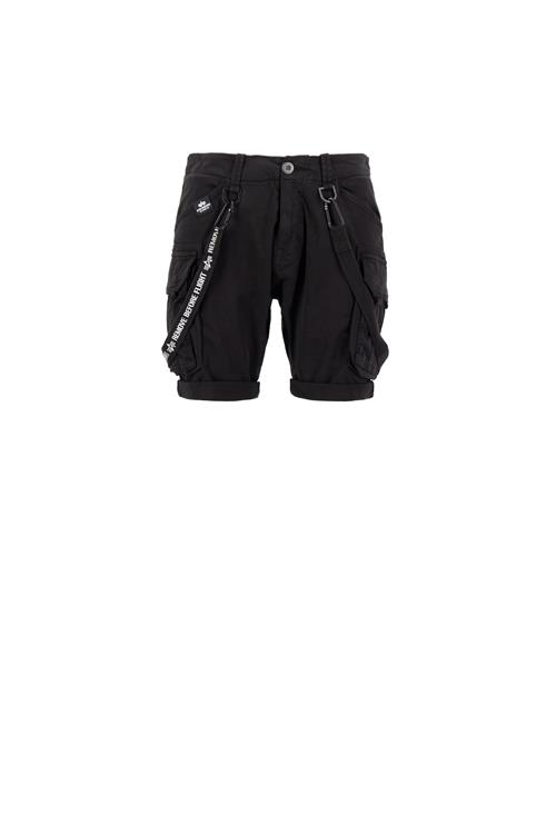 ALPHA INDUSTRIES Cargobukser  sort / hvid