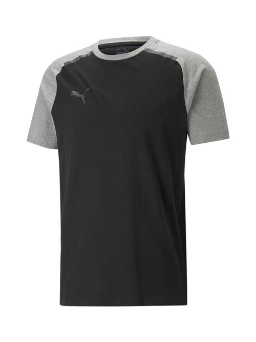 PUMA Funktionsskjorte 'Team CUP'  grå-meleret / sort