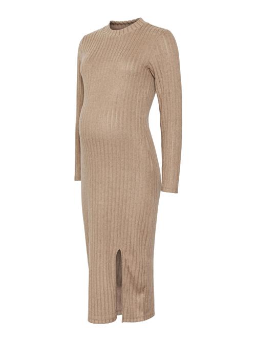 Vero Moda Maternity Strikkjole 'VMMASTA'  mørkebeige