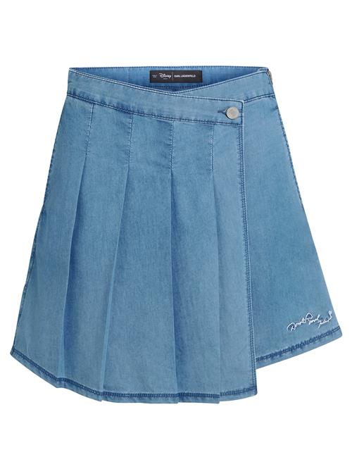 Karl Lagerfeld Nederdel 'Disney x Karl Lagerfeld'  blue denim / gul / sort / hvid