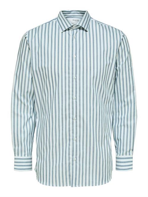 SLHSLIMETHAN-DOB STRIPE SHIRT LS B