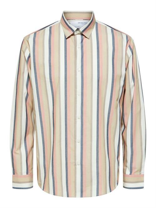 SLHREG-TON SHIRT LS STRIPES B