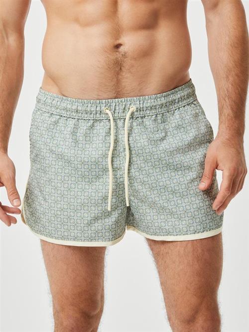 BORG RETRO PRINT SWIM SHORTS, BB PATTERN 2