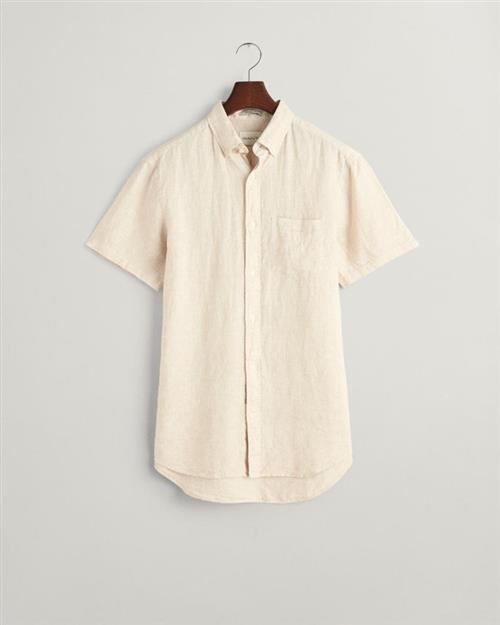 REG LINEN HOUNDSTOOTH SS SHIRT