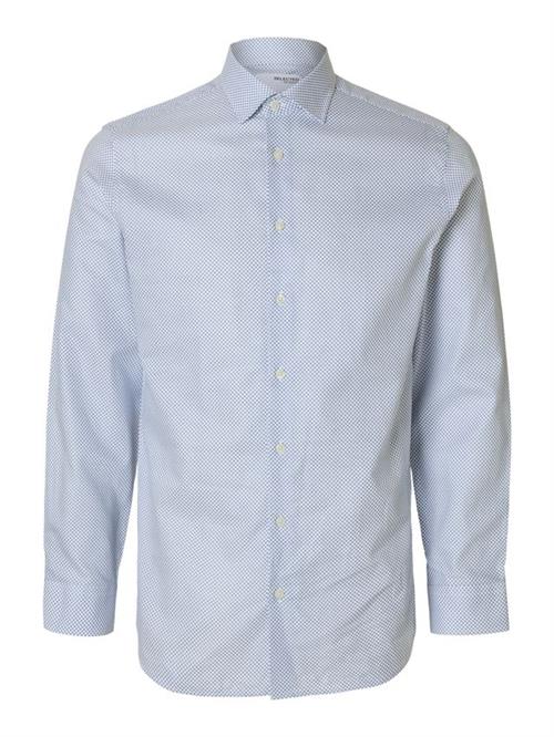 SLHSLIM-ETHAN SHIRT LS AOP SPREAD N