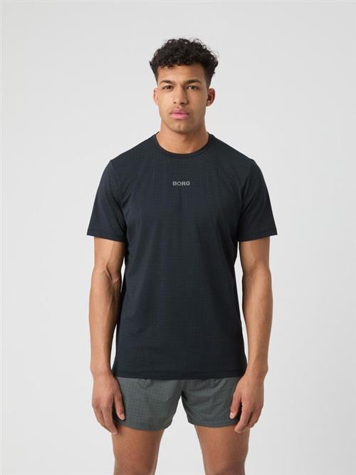 BORG PERFORMANCE PERFORATED T-SHIRT, GRANITE GRAY