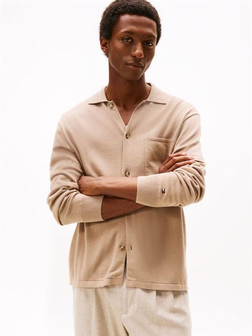 ESSENTIAL COTTON LS OVER SHIRT