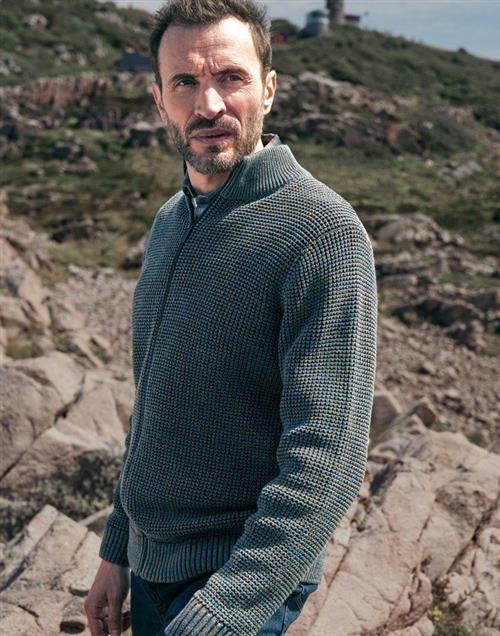 Mens cardigan modern fit