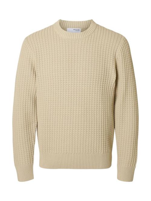 SLHTOM LS KNIT STRUCTURE CREW NECK