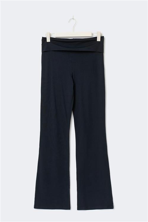 Gina Tricot - Y low yoga leggings tall - Yoga pants til piger 9–14 år - Blå - 146/152 - Pige