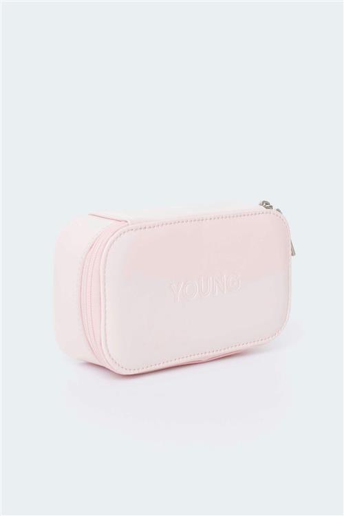 Gina Tricot - Y make up bag - Accessories til piger 9–14 år - Lyserød - ONESIZE - Pige