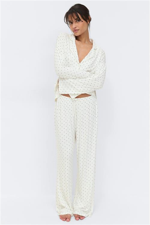 Gina Tricot - Soft pyjamas trousers - pyjamasser - Sort - S - Dame