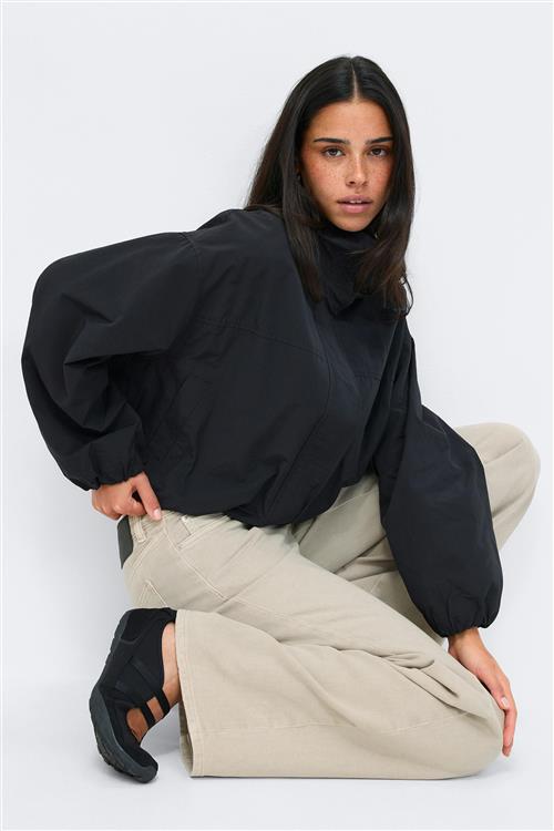 Gina Tricot - Low wide jeans - Low waist jeans - Beige - 42 - Dame