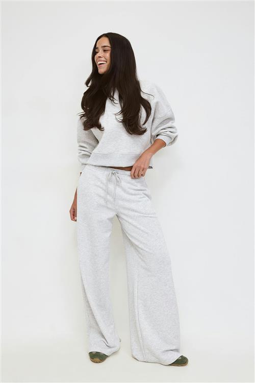Gina Tricot - Comfy low sweatpants - Joggingbukser - Grå - XL - Dame