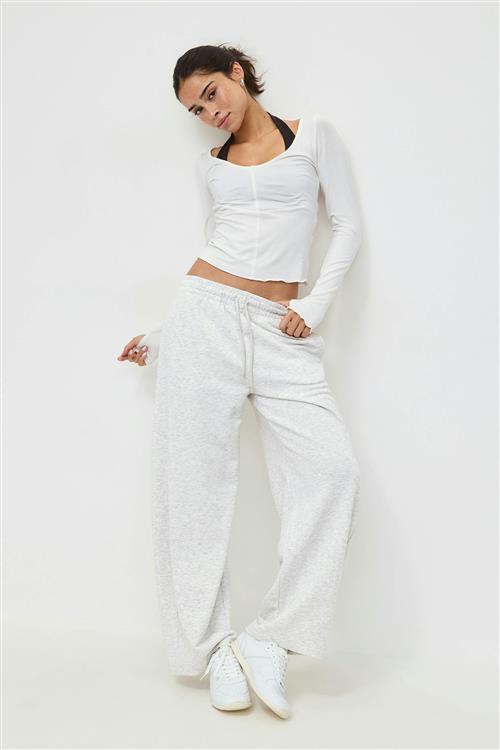 Gina Tricot - Barrel sweatpants - Joggingbukser - Grå - XS - Dame