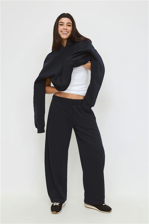 Gina Tricot - Barrel sweatpants - Joggingbukser - Sort - L - Dame