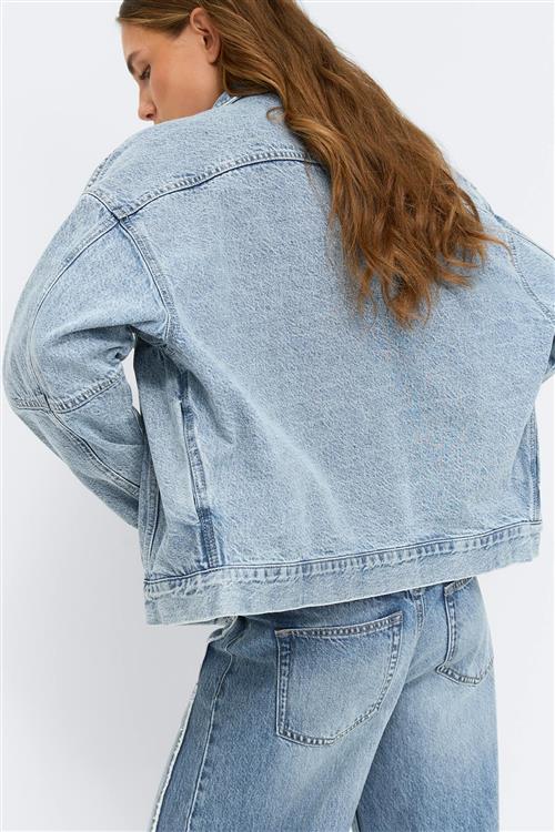 Gina Tricot - Loose denim jacket - Denim jakker - Blå - XL - Dame