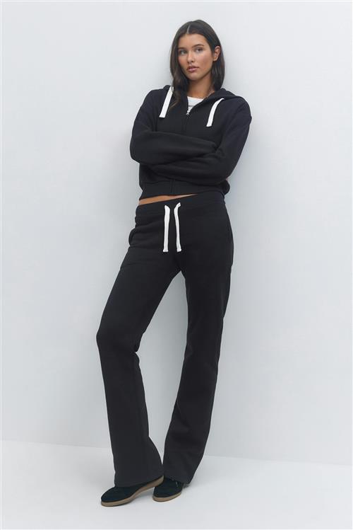 Gina Tricot - 14+ low waist sweatpants - bukser - Sort - M - Dame