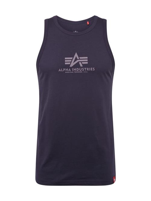 ALPHA INDUSTRIES Bluser & t-shirts  mørkeblå / grå