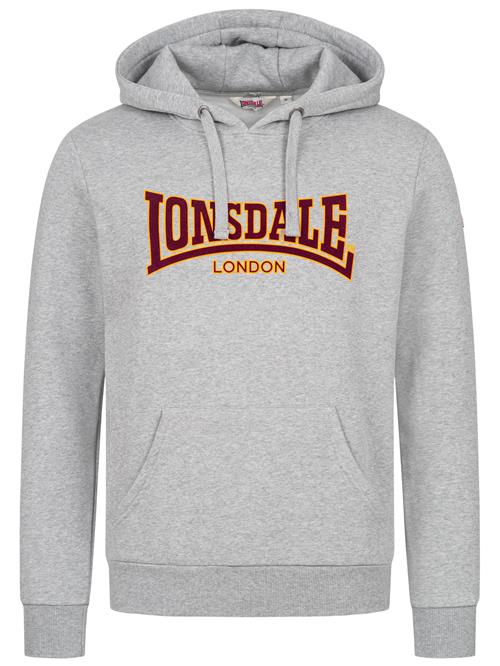 LONSDALE Sweatshirt 'Classic'  gul / grå / sort