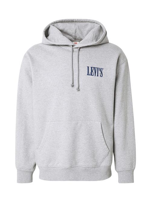 LEVI'S ® Sweatshirt 'Relaxed Graphic Hoodie'  marin / grå-meleret