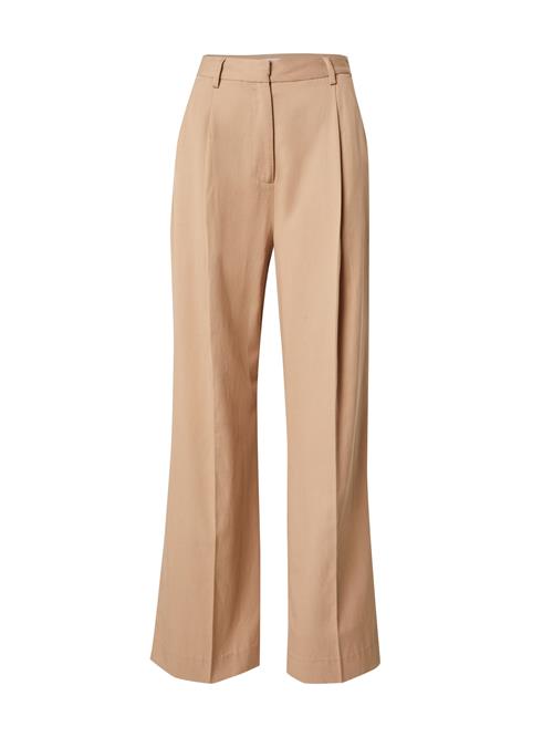 SCOTCH & SODA Bukser med lægfolder 'Core Rose'  beige