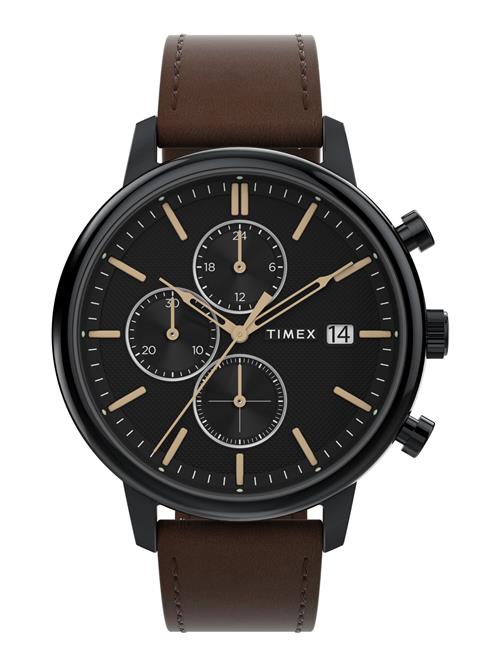 TIMEX Analogt ur 'Chicago'  brun / sort
