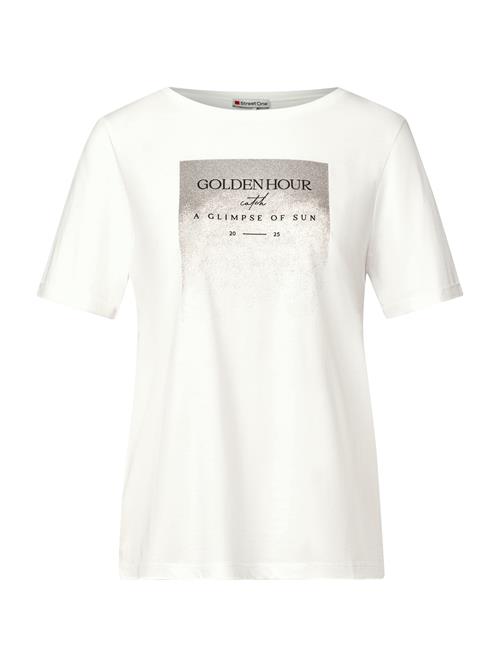 STREET ONE Shirts  sort / sølv / offwhite