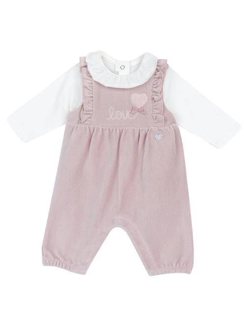 Chicco Sæt  gammelrosa / hvid