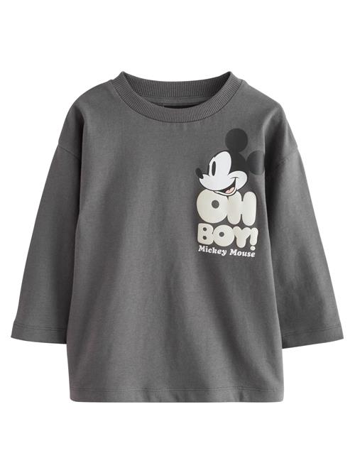 Next Shirts 'Mickey Mouse'  grå / sort / offwhite