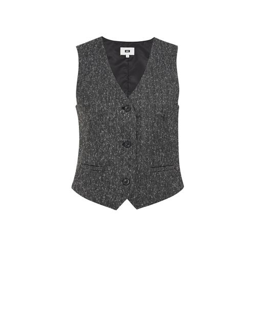 WE Fashion Jakkesætsvest  mørkegrå