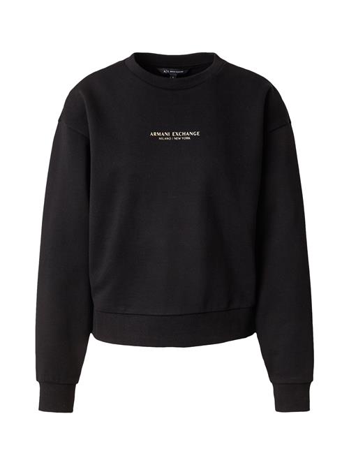 ARMANI EXCHANGE Sweatshirt  beige / sort