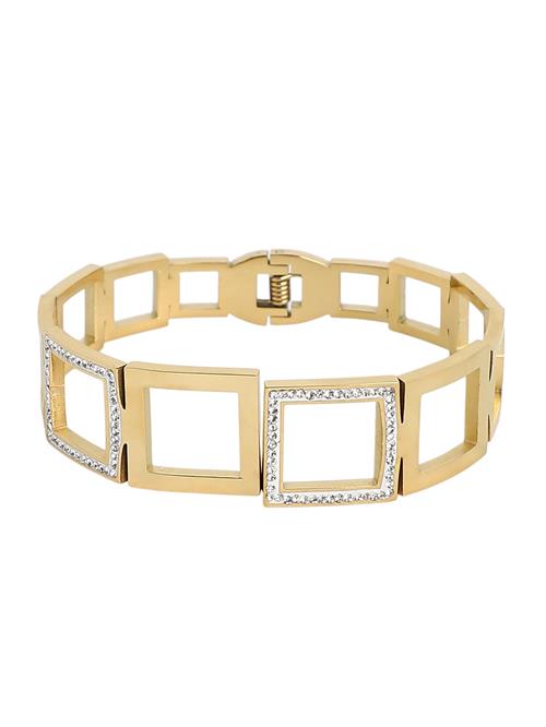 SOHI Armbånd 'Rylie'  guld / transparent