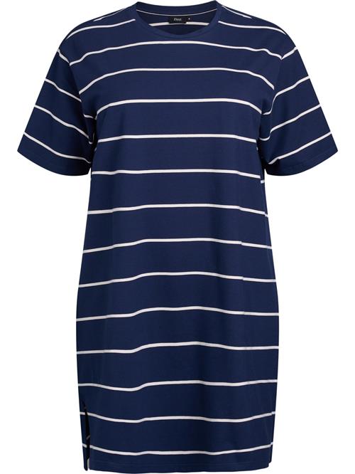 Zizzi Kjole 'OFELIA'  navy / hvid