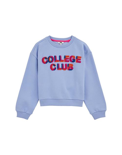 WE Fashion Sweatshirt  lyseblå / mørkeblå / hummer / pink