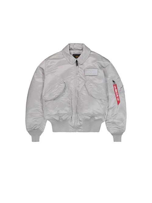 ALPHA INDUSTRIES Vinterjakke 'CWU-45 Heritage'  rød / sølv