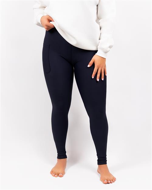 Eva Deep Blue Compression Leggings