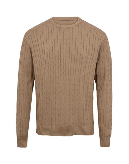 Cable o-neck knit regular fit