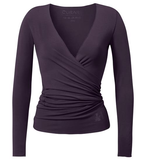 CURARE Yogawear Funktionsbluse  brombær
