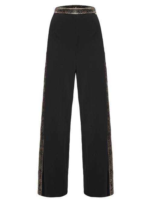 Influencer Bukser  guld / sort