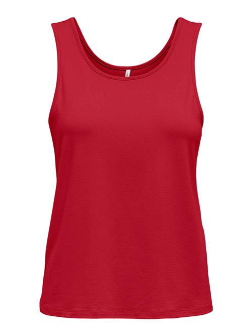 ONLY Overdel 'ONLMOSTER'  knaldrød