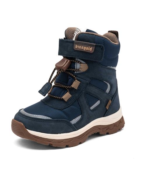 BISGAARD Støvler 'Bruce'  navy / lysebrun / lysegrå