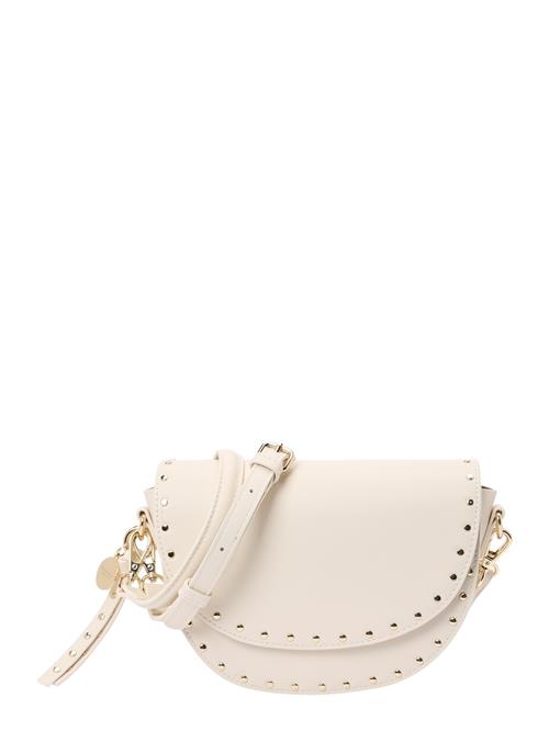 Seidenfelt Skuldertaske 'Senja'  beige / guld