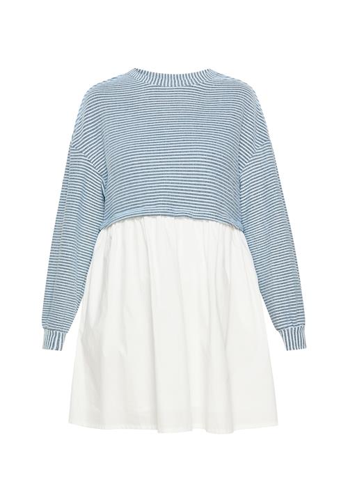 usha BLUE LABEL Kjole  marin / lyseblå / hvid