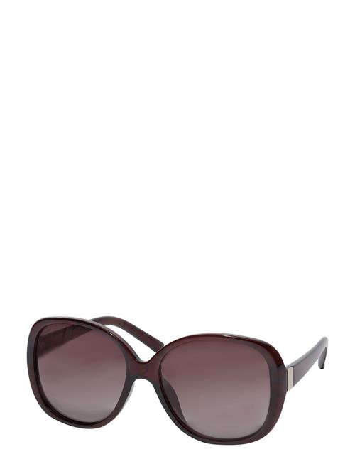 Pilgrim | Parker Oversized Retro Sunglasses Brown | ONE SIZE