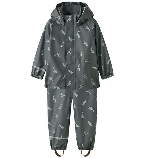 Name It Regntøj - NmmDry10 - Balsam Green/DINO