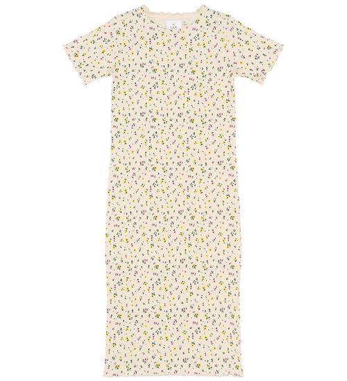 The New Kjole - Rib - TnSummer - Gardenia AOP