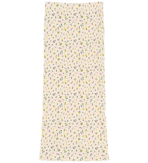 The New Nederdel - Rib - Long - TnSummer - Gardenia AOP